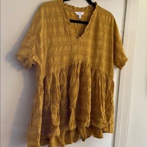 Cute Mustard Yellow Top